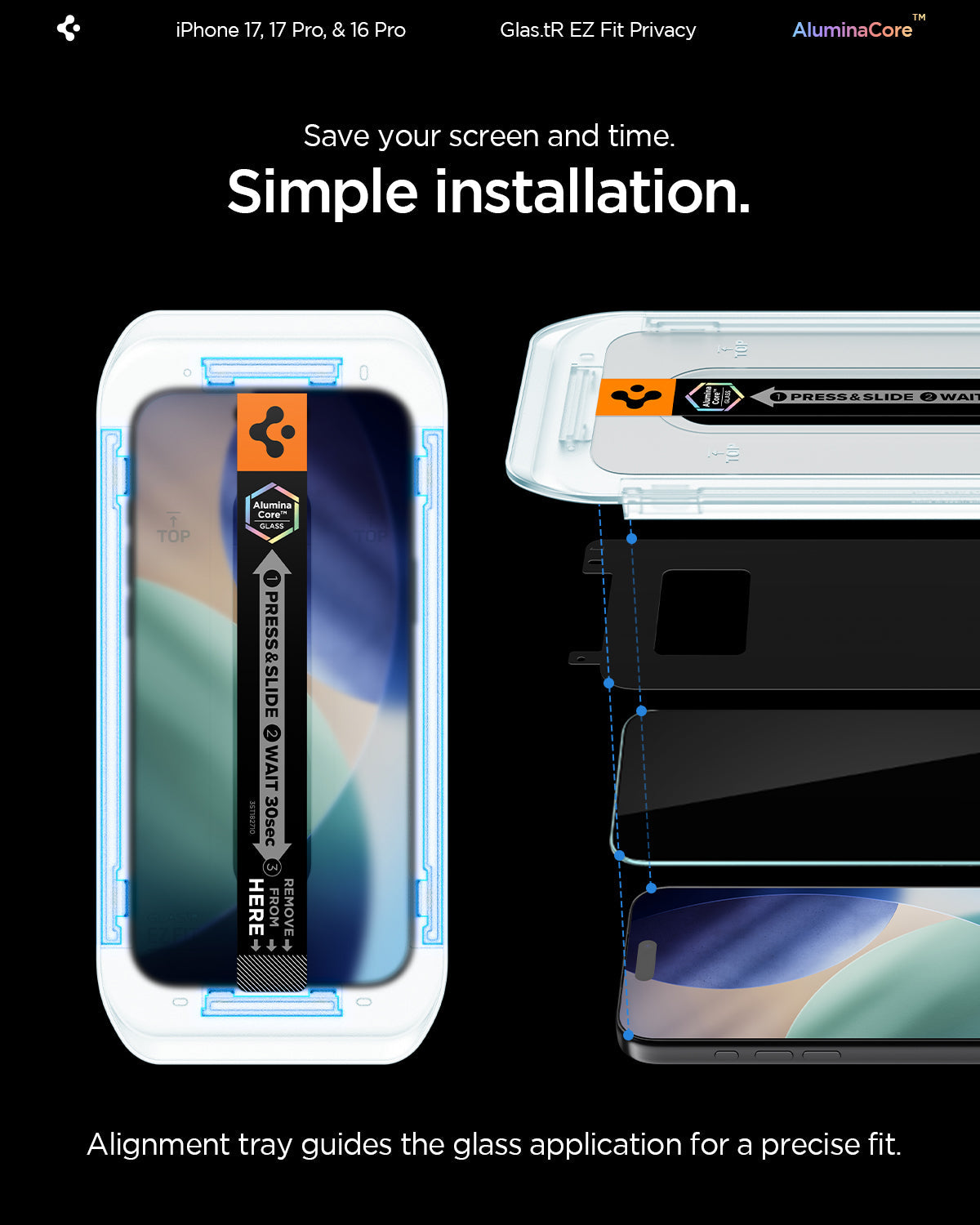 iPhone 17 Series - GLAS.tR EZ Fit | Privacy