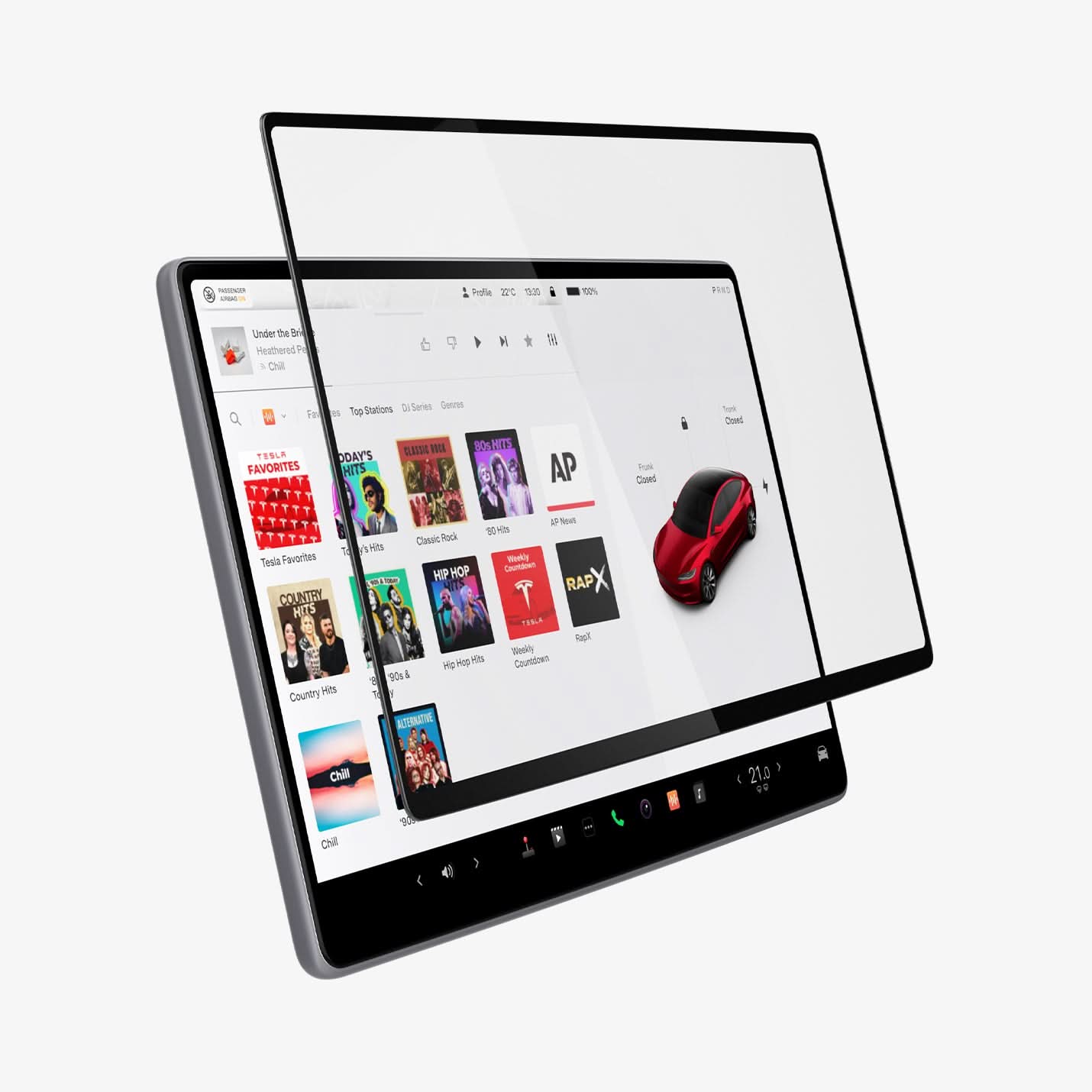 Tesla Series - Screen Protector GLAS.tR EZ Fit | 15 inch