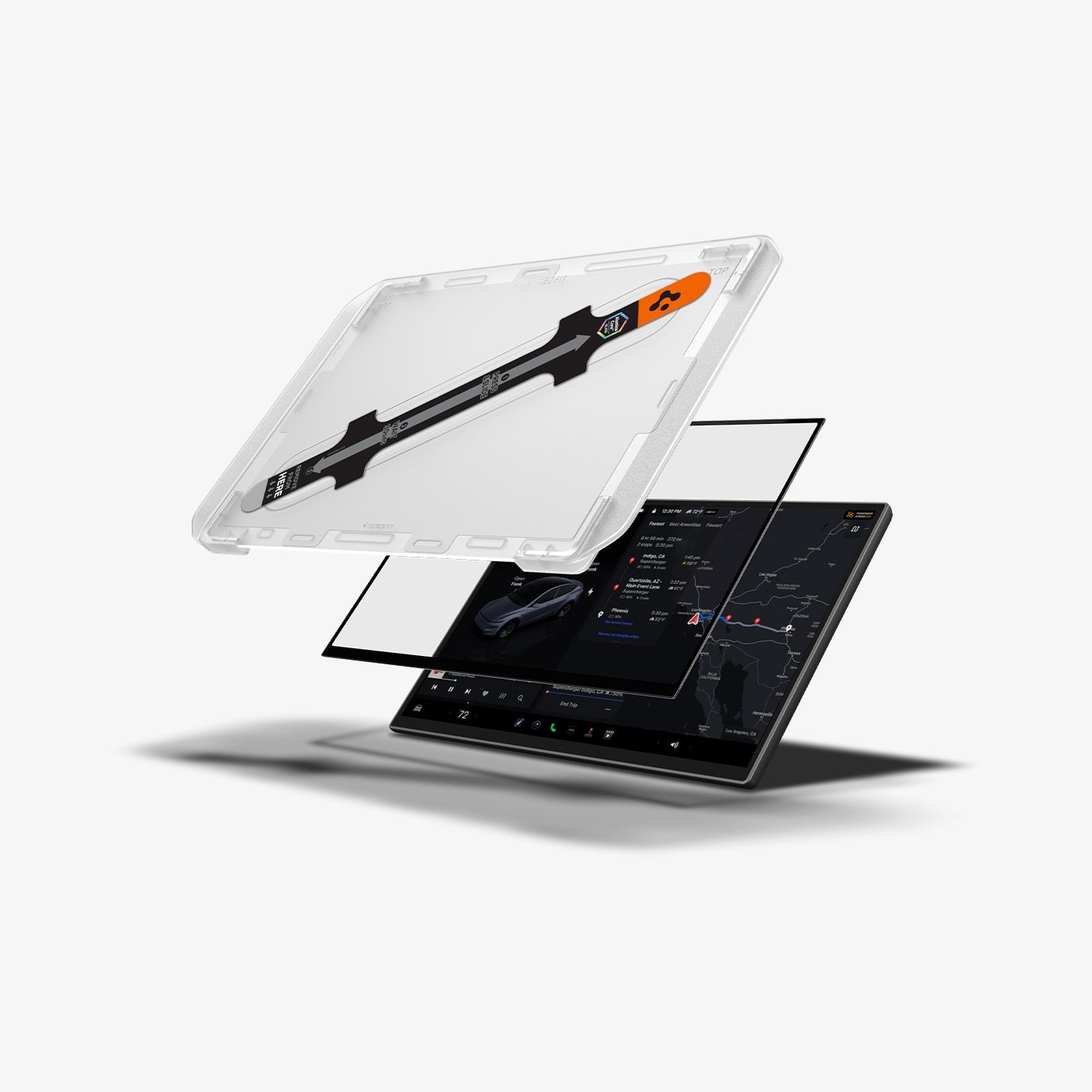 Tesla Series - Screen Protector GLAS.tR EZ Fit | Anti-Glare 16 inch