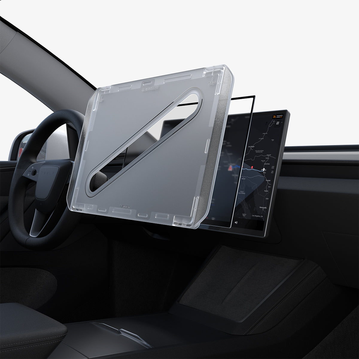 Tesla Series - Screen Protector GLAS.tR EZ Fit | Anti-Glare 16 inch