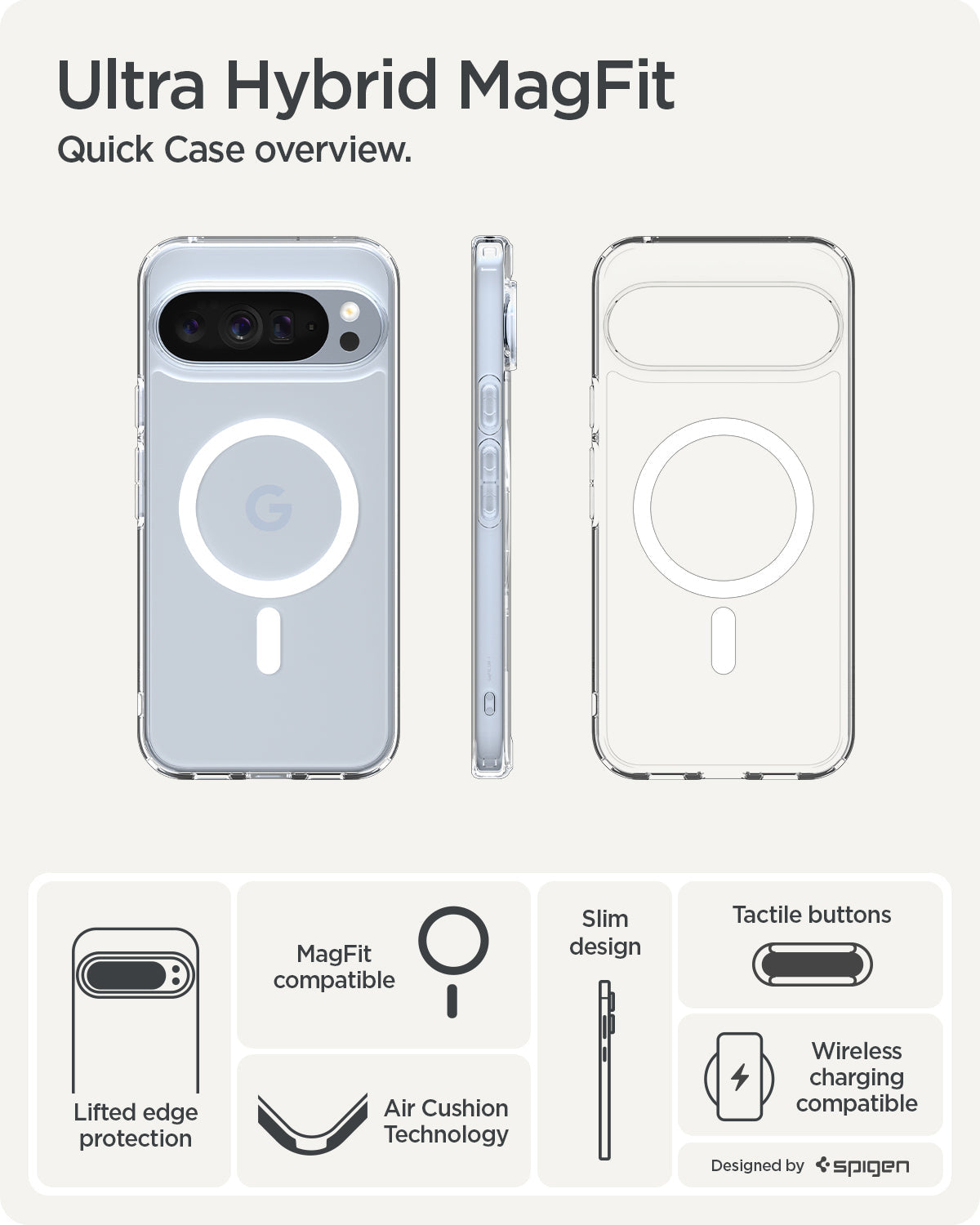 Pixel 10 Series - Ultra Hybrid Metal Ring (Mag Fit)
