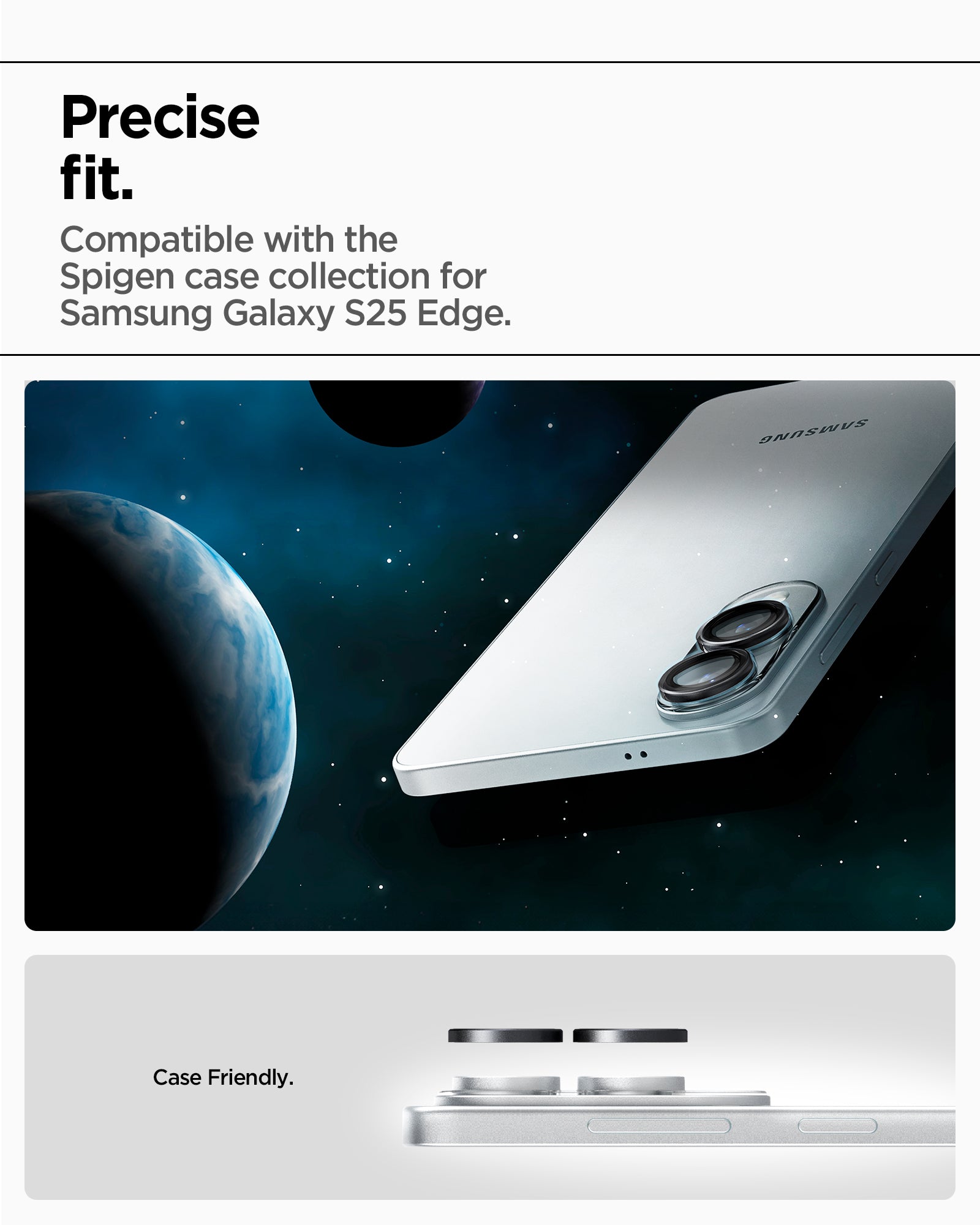 Galaxy S25 Edge - Optik EZ Fit Lens Pro Protector