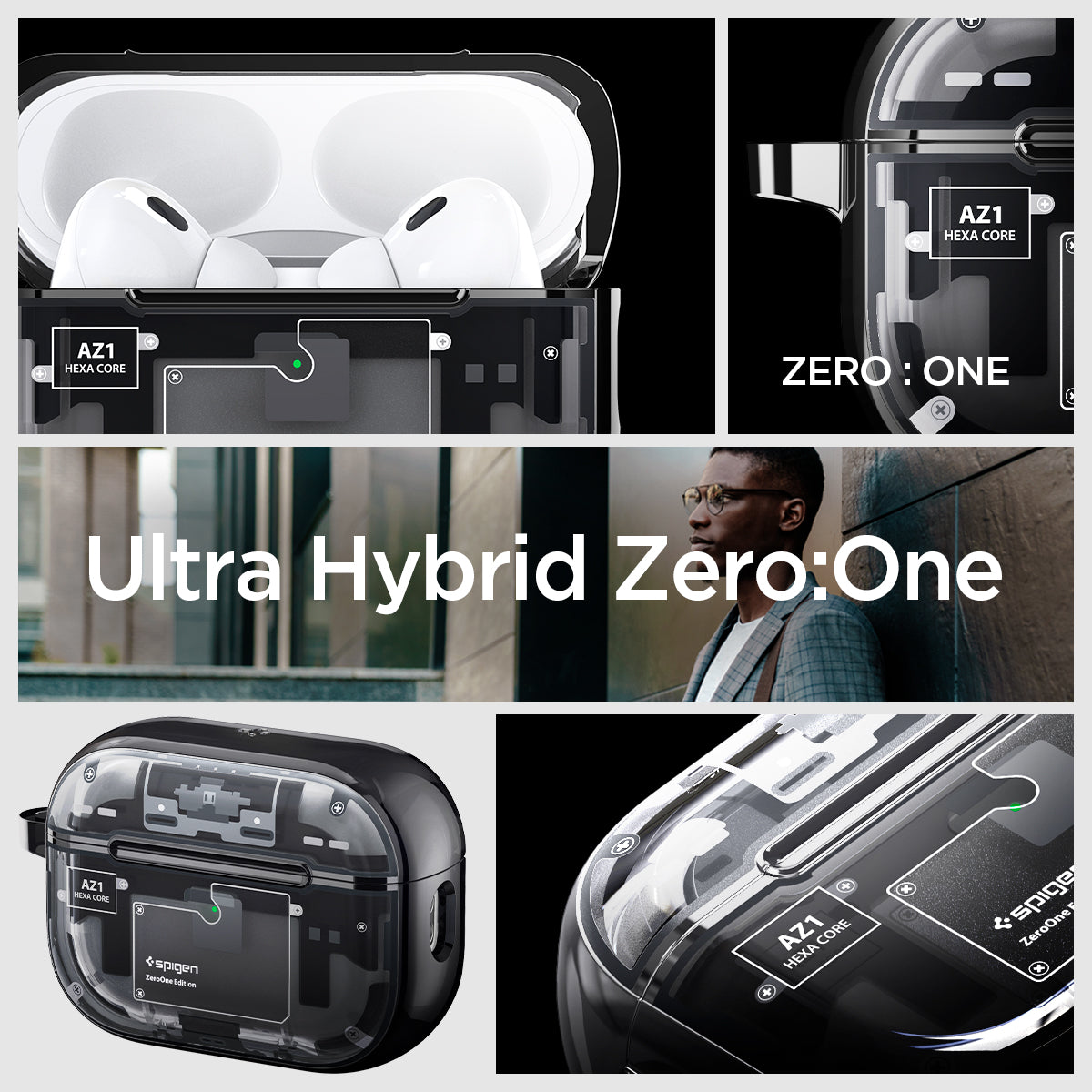 AirPods Series - Ultra Hybrid Zero One (Mag Fit)