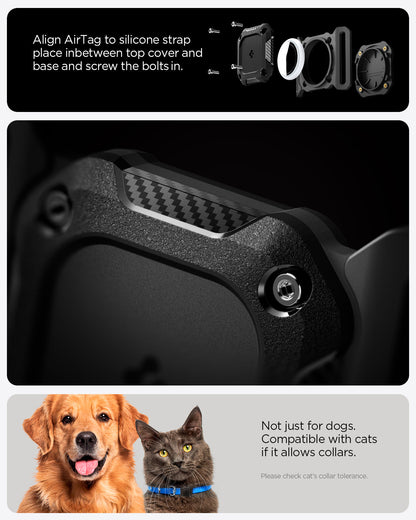 Apple AirTag Series - Tough Armor IP Pet Collar