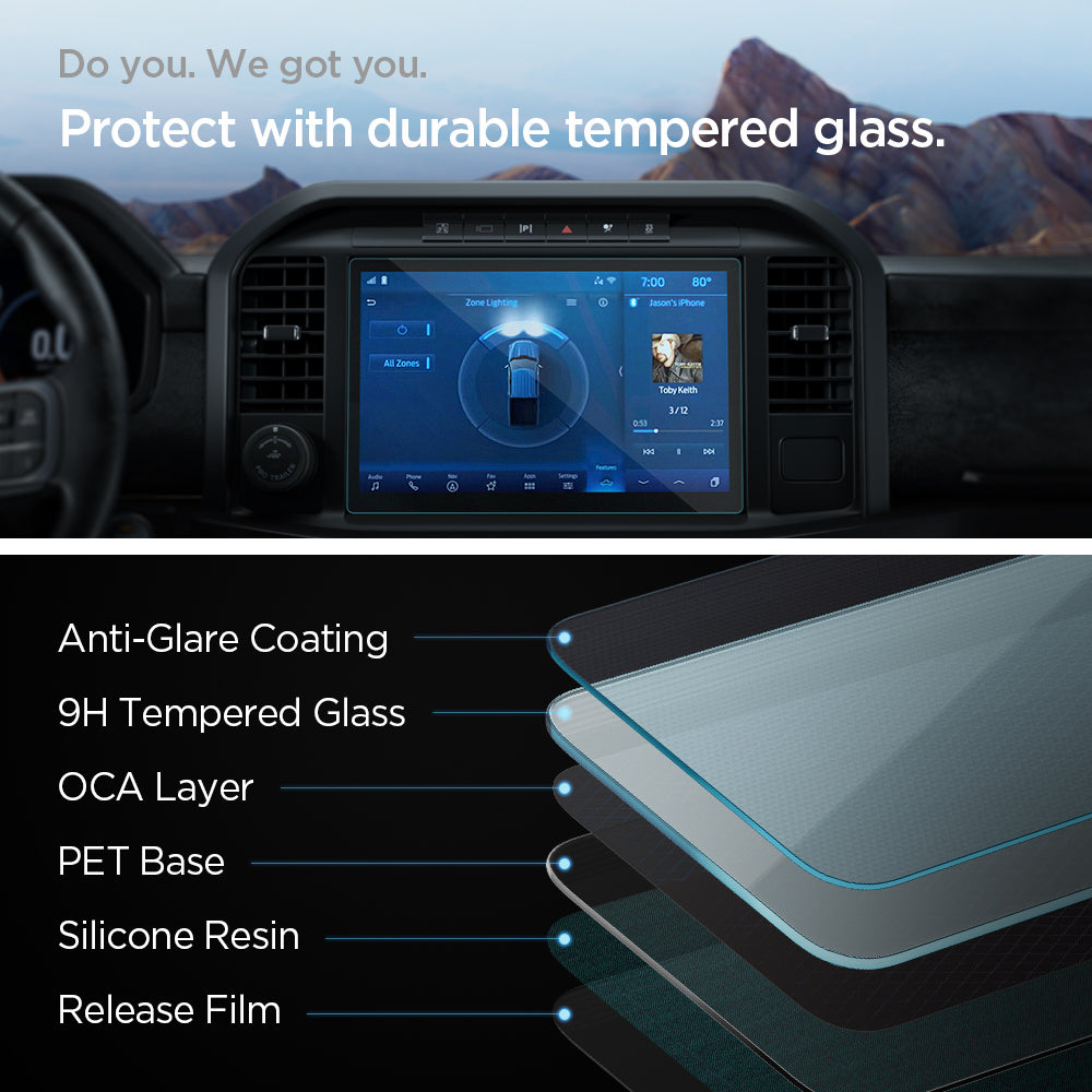 Ford Models - Screen Protector GLAS.tR SLIM | Anti-Glare