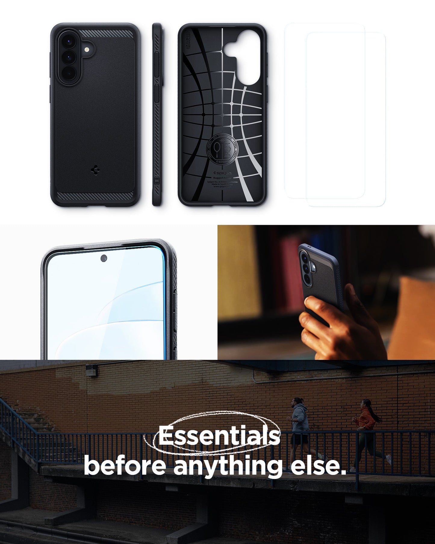 Galaxy A Series - Rugged Armor + Glass