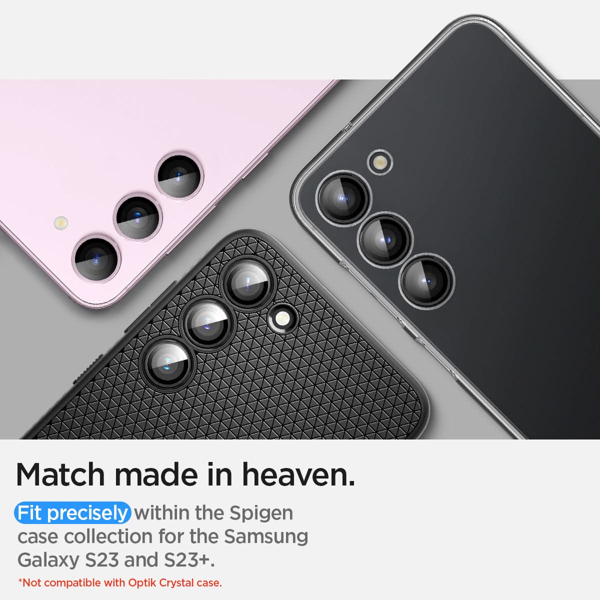 Galaxy S23 Series - Optik Pro EZ Fit Lens Protector
