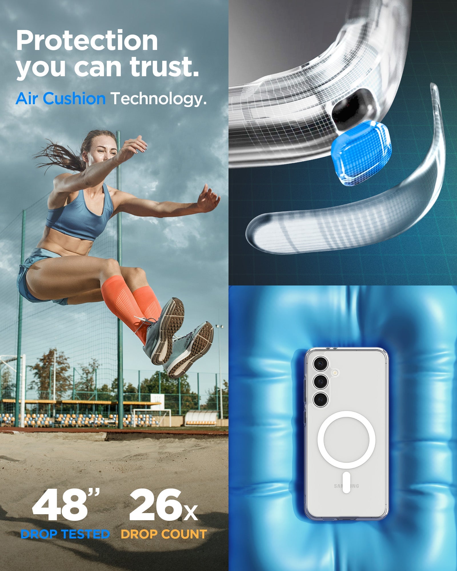 Galaxy S24 Series - Ultra Hybrid Metal Ring (Mag Fit)