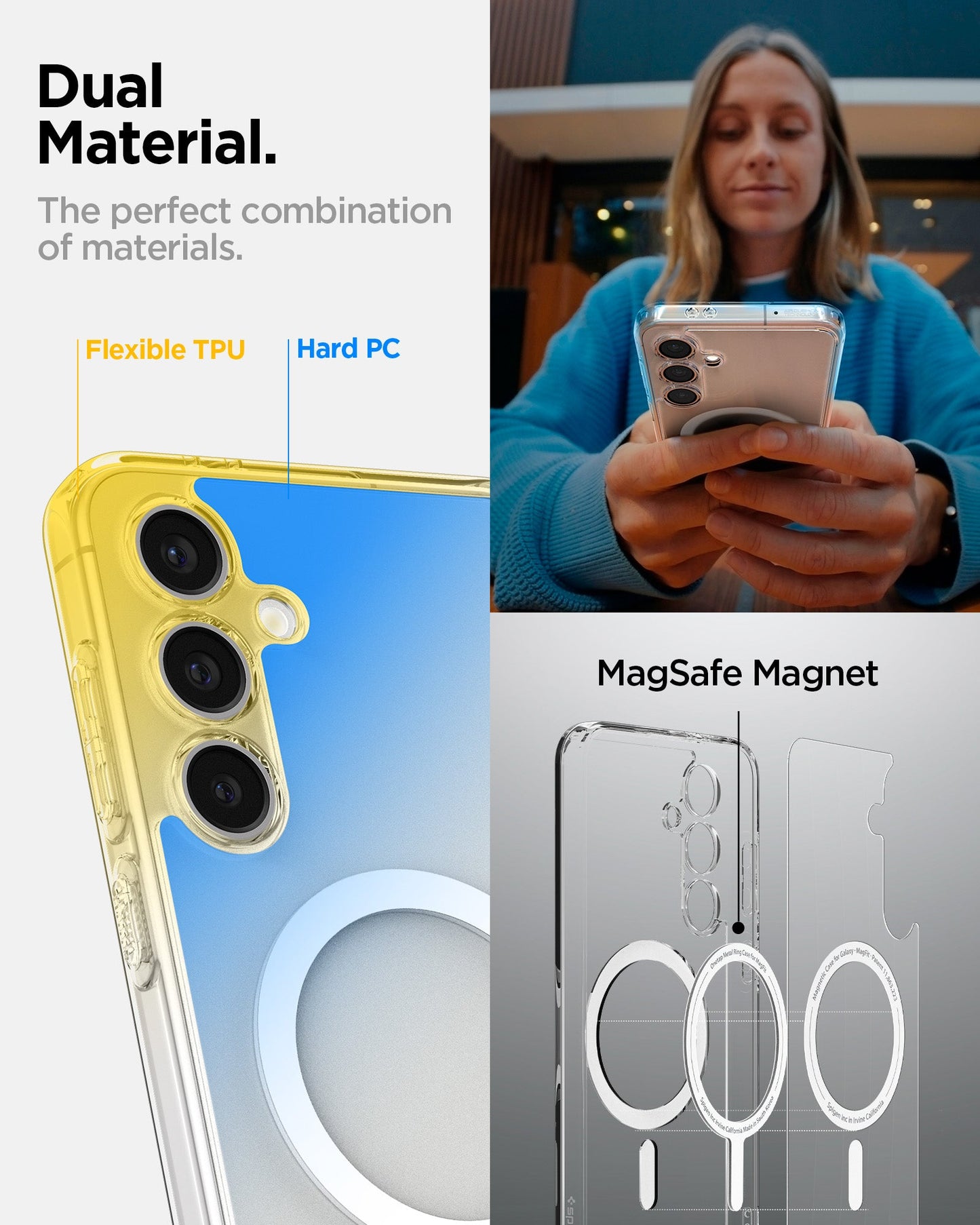 Galaxy S24 Series - Ultra Hybrid Metal Ring (Mag Fit)
