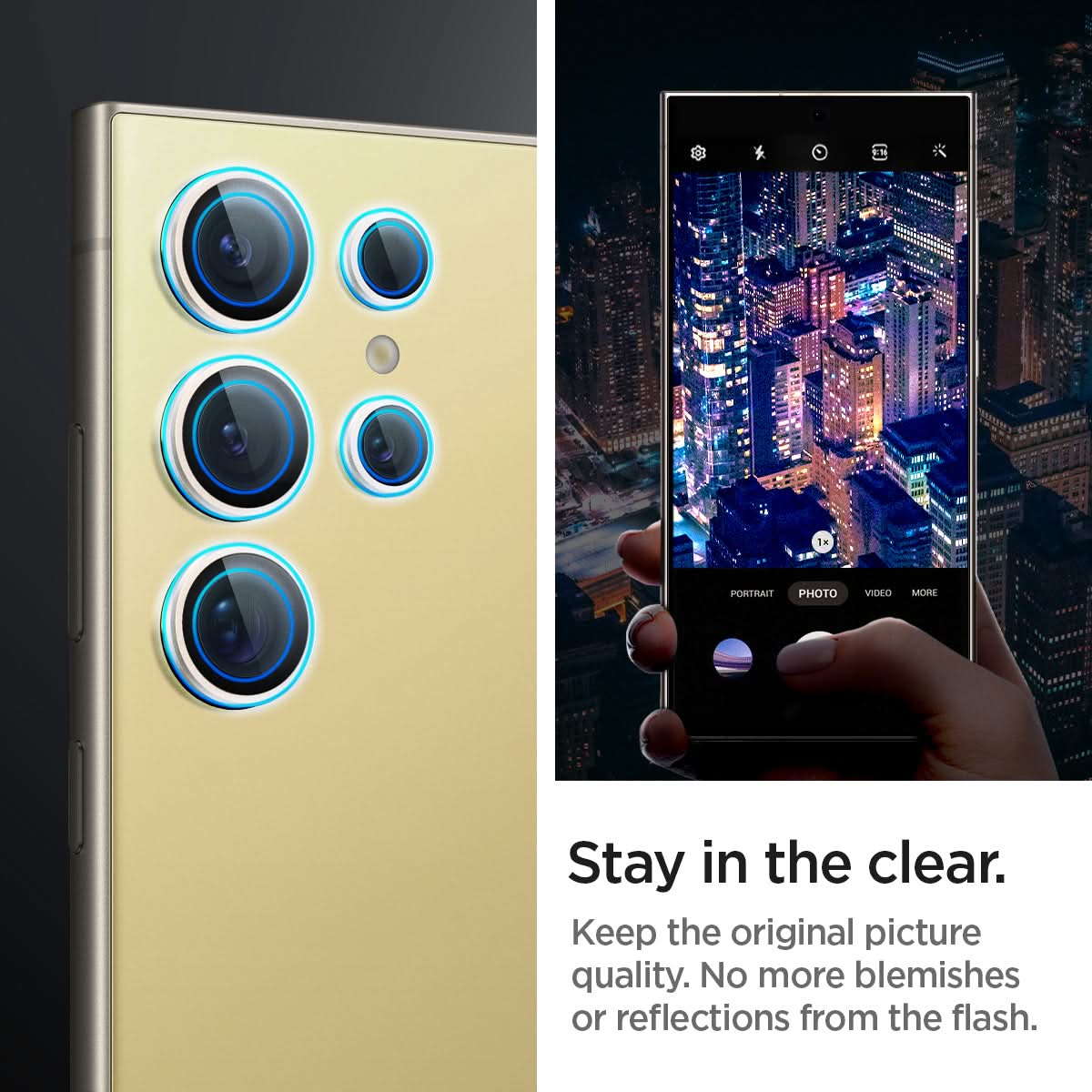 Galaxy S24 Series - Optik Pro EZ Fit Lens Protector