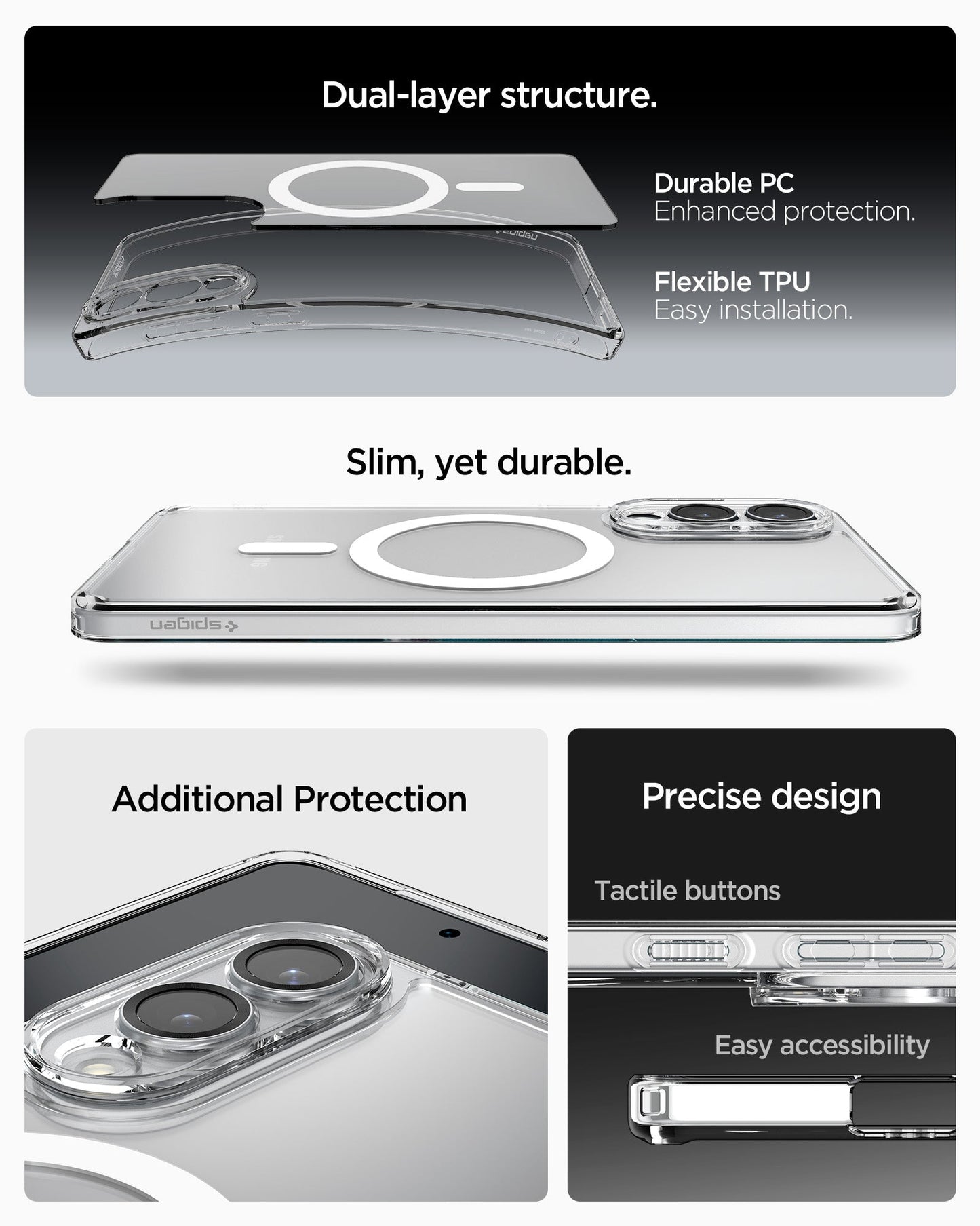 Galaxy S25 Edge - Ultra Hybrid (Mag Fit)