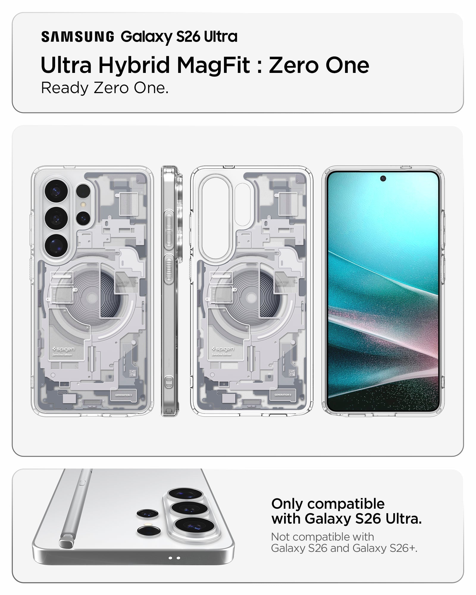 Galaxy S26 Series - Ultra Hybrid Zero One (Mag Fit)