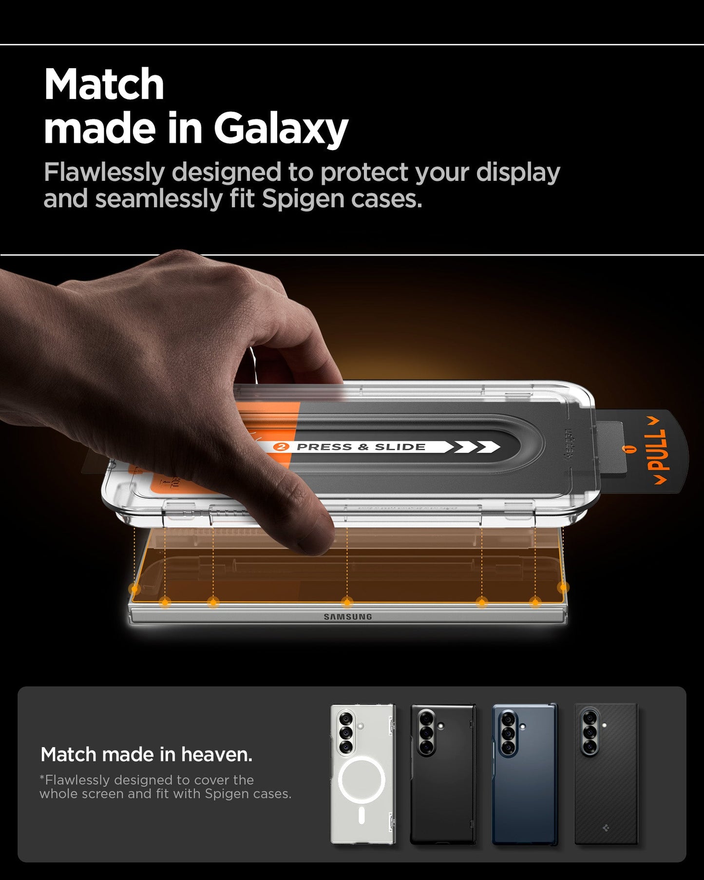 Galaxy Z Fold 7 Series - GLAS.tR EZ Fit Pro