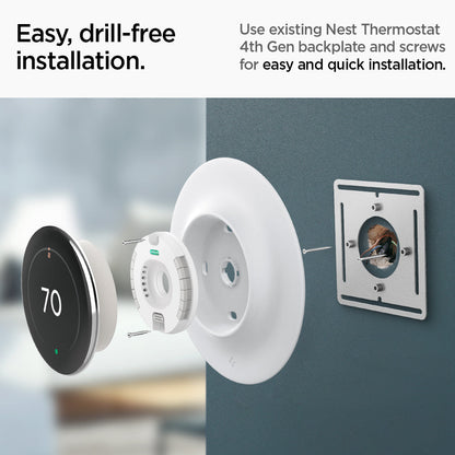 Google Nest Learning Thermostat 4th Gen Wall Plate