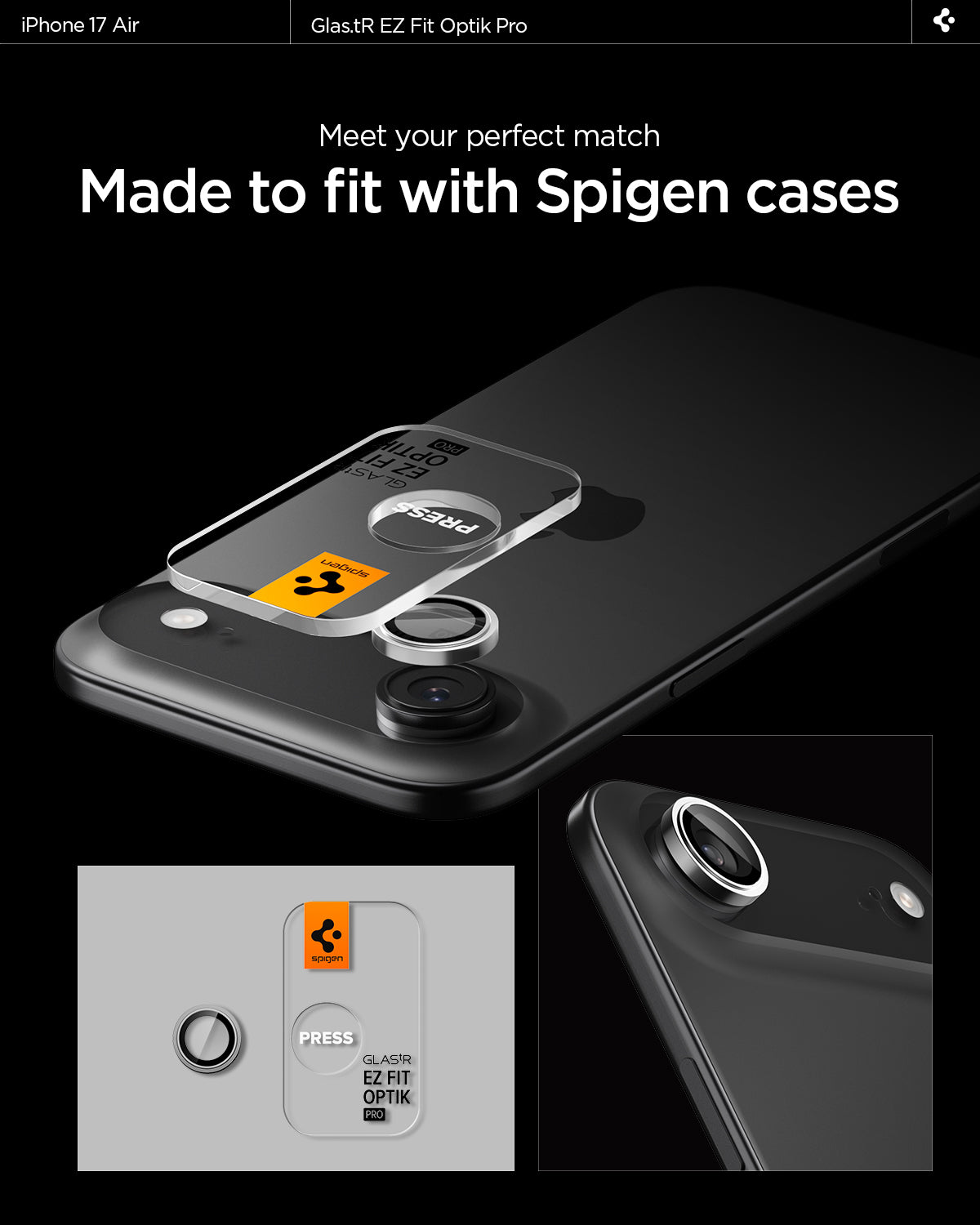 iPhone 17 Series - Optik Pro EZ Fit Lens Protector