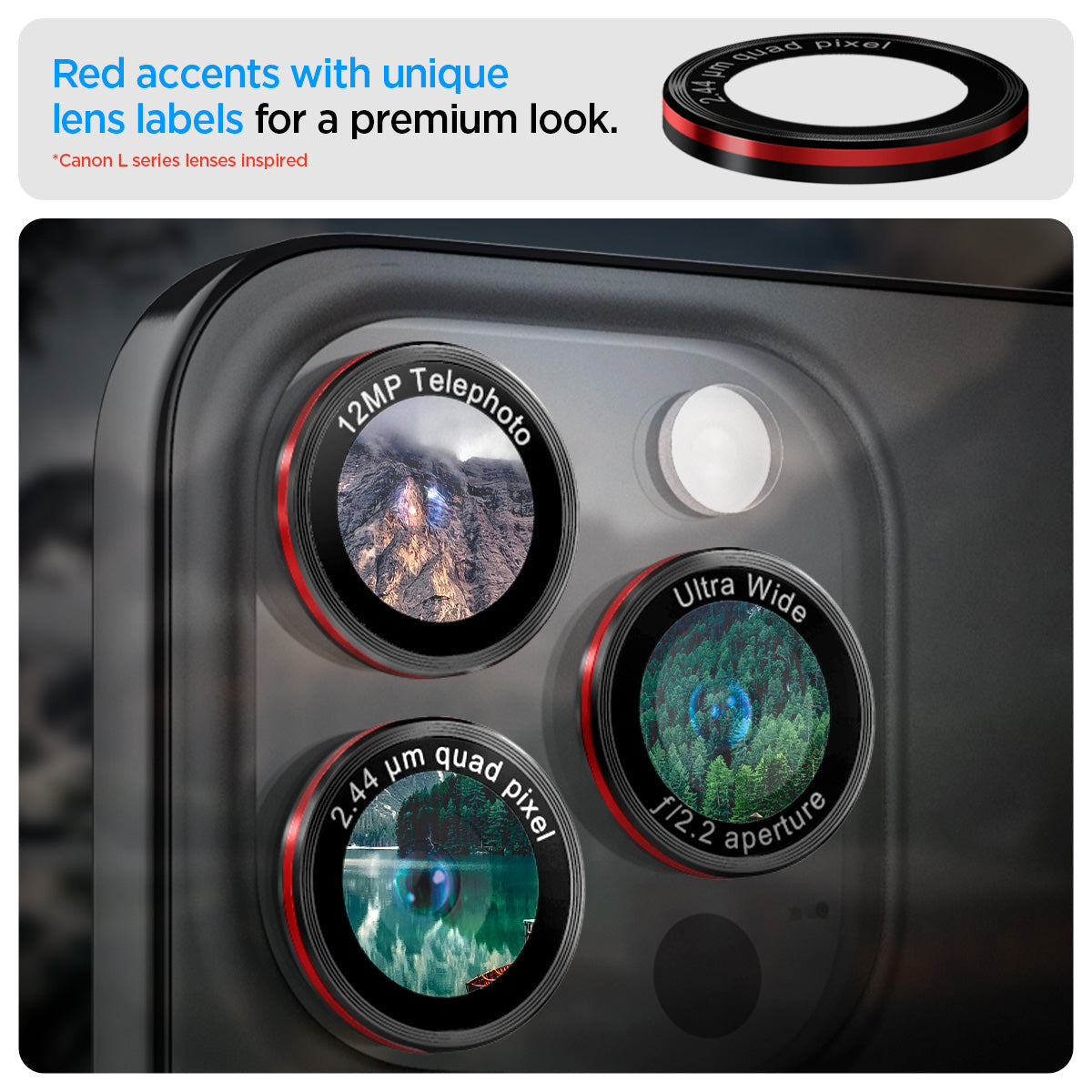 iPhone 15 Series - Optik Pro EZ Fit Lens Protector