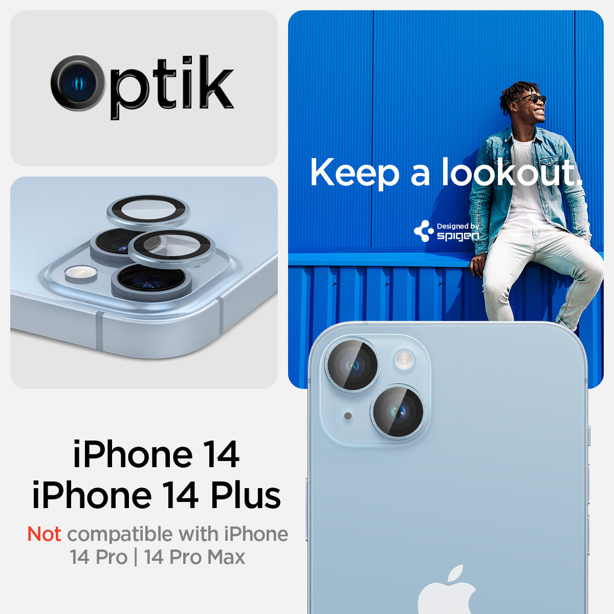 iPhone 14 Series - EZ Fit Optik Pro Lens Protector