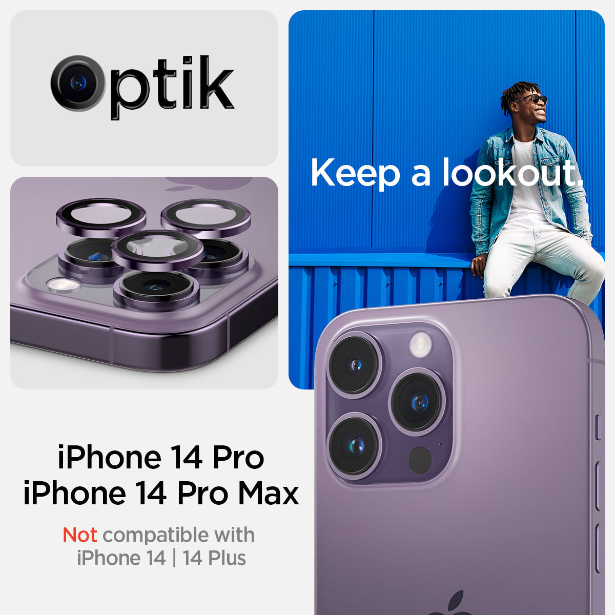 iPhone 14 Series - EZ Fit Optik Pro Lens Protector