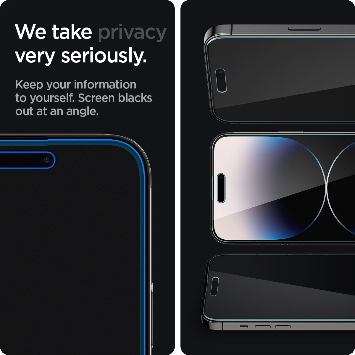 iPhone 14 Series - EZ Fit GLAS.tR Privacy