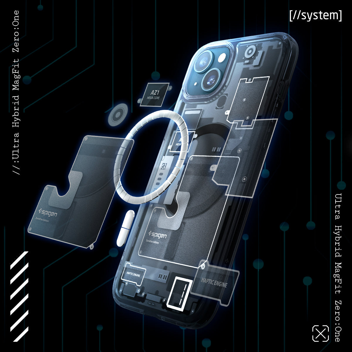 iPhone 15 Series - Ultra Hybrid Zero One (Mag Fit)
