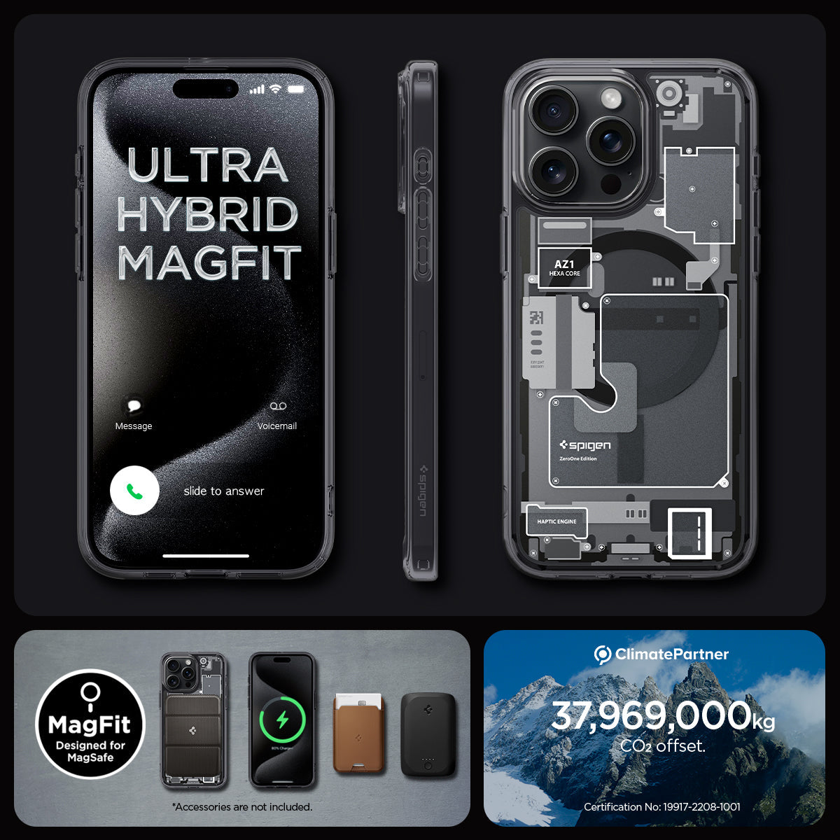 iPhone 15 Series - Ultra Hybrid Zero One (Mag Fit)