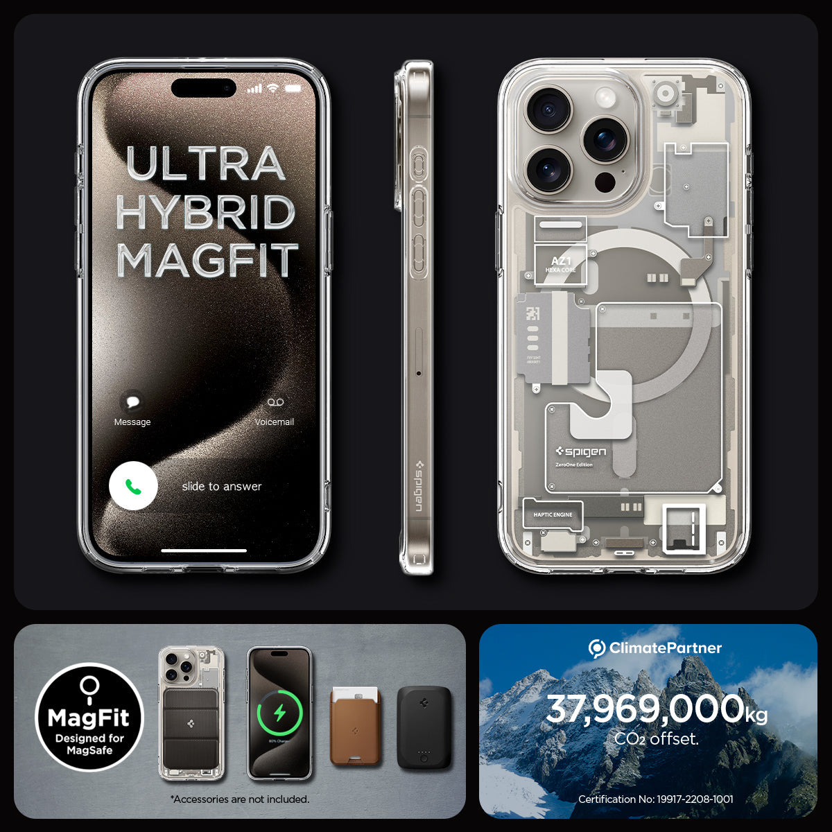 iPhone 15 Series - Ultra Hybrid Zero One (Mag Fit)
