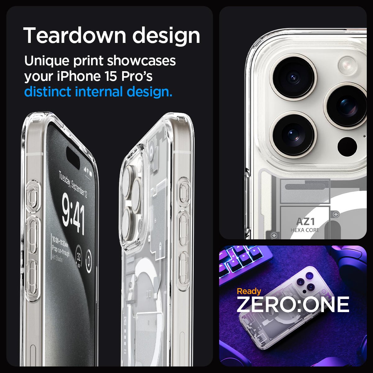 iPhone 15 Series - Ultra Hybrid Zero One (Mag Fit)