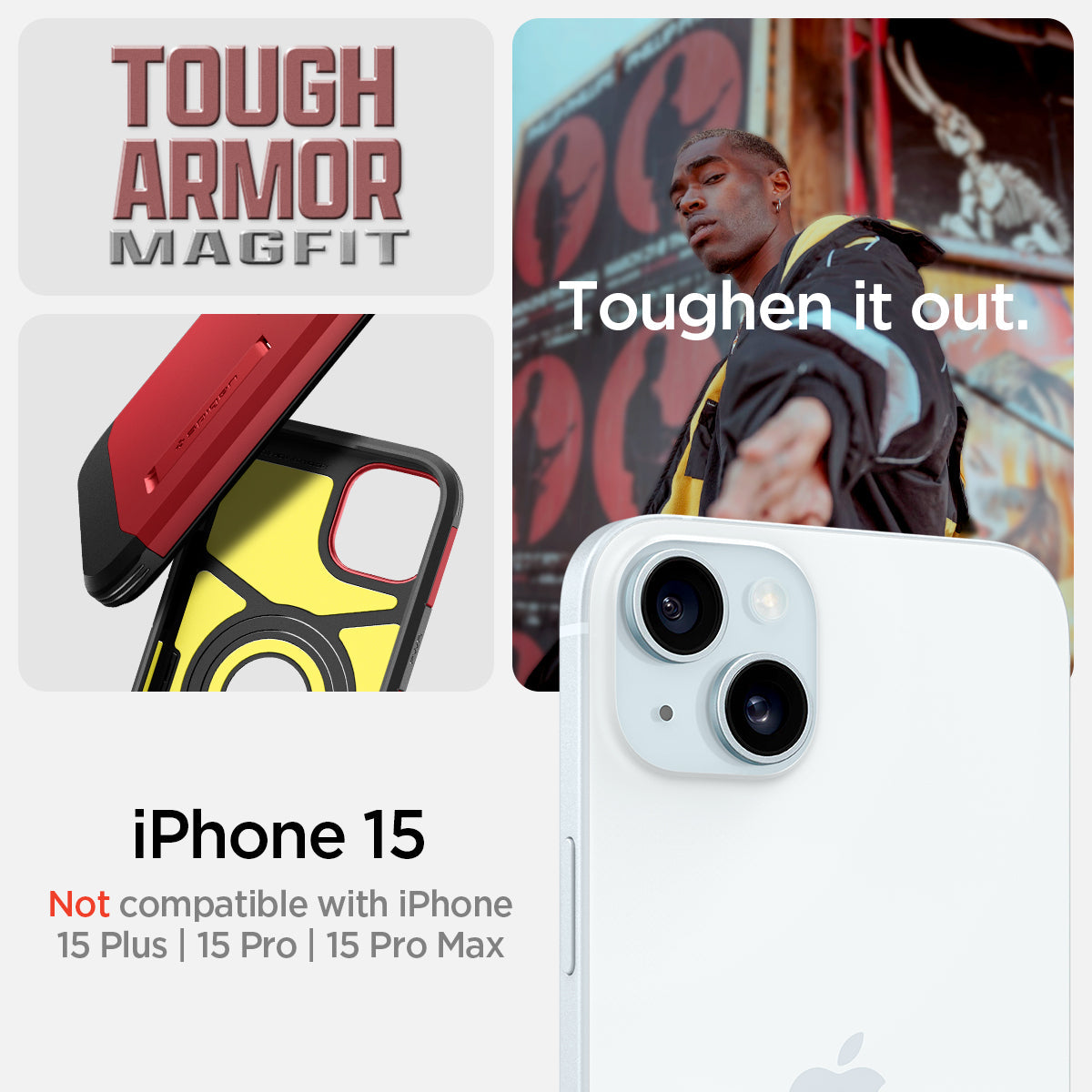 iPhone 15 Series - Tough Armor (Mag Fit)