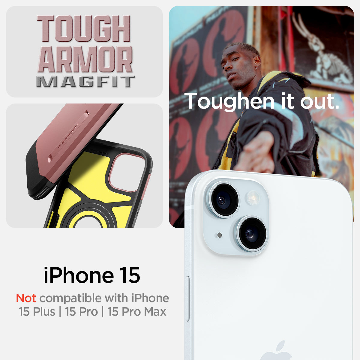 iPhone 15 Series - Tough Armor (Mag Fit)