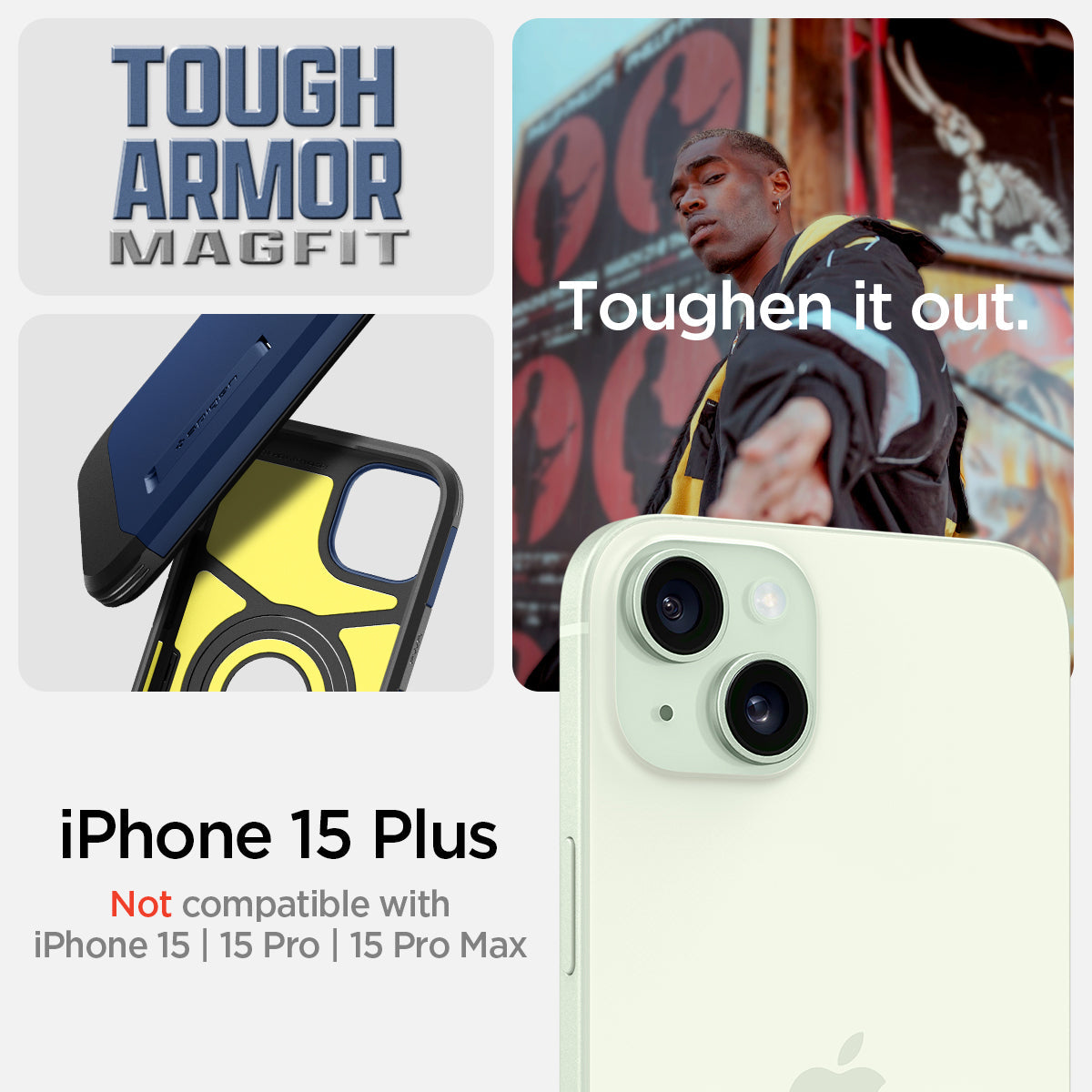 iPhone 15 Series - Tough Armor (Mag Fit)