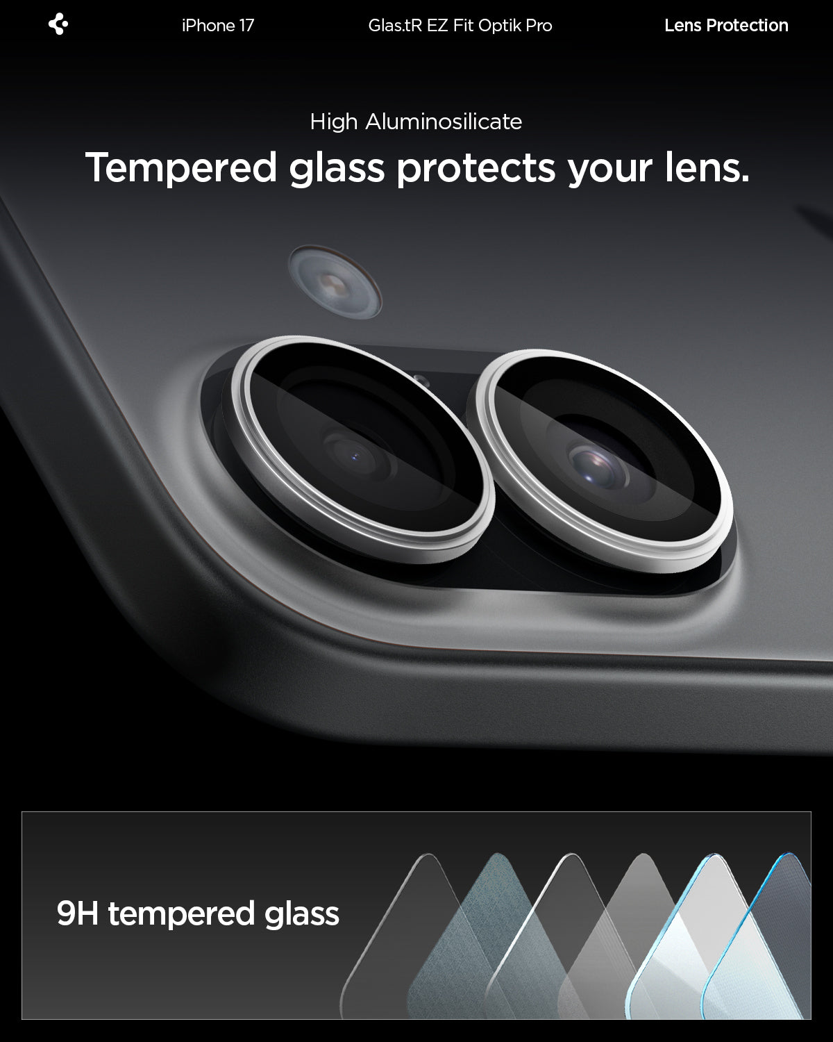 iPhone 17 Series - Optik Pro EZ Fit Lens Protector