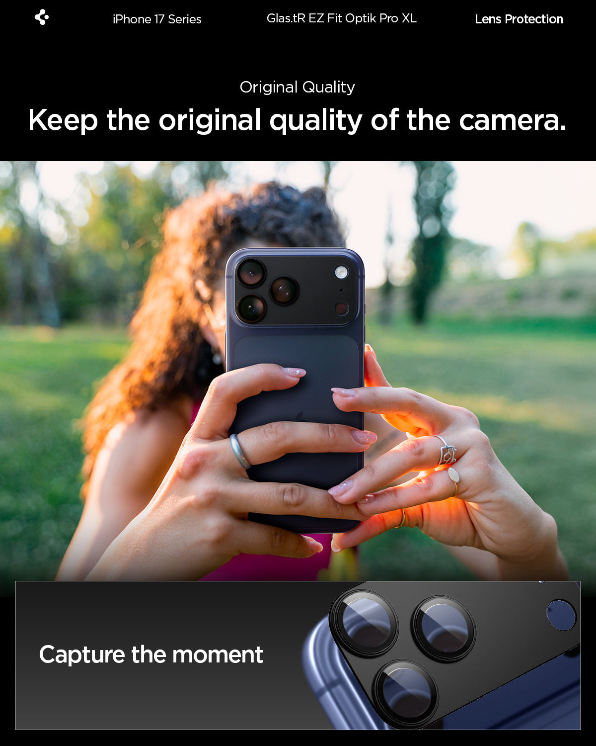 iPhone 17 Series - Optik Pro XL EZ Fit Lens Protector