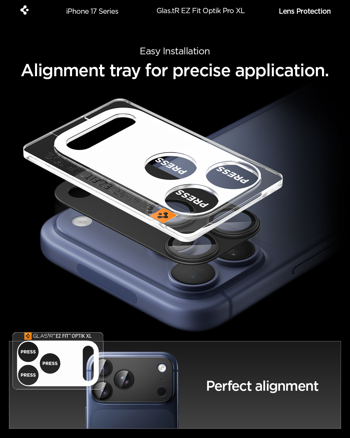 iPhone 17 Series - Optik Pro XL EZ Fit Lens Protector