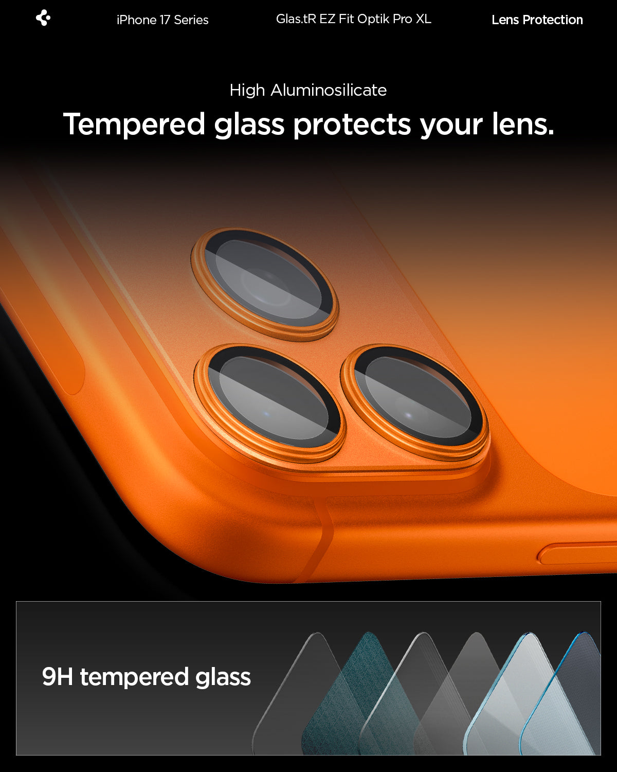 iPhone 17 Series - Optik Pro XL EZ Fit Lens Protector