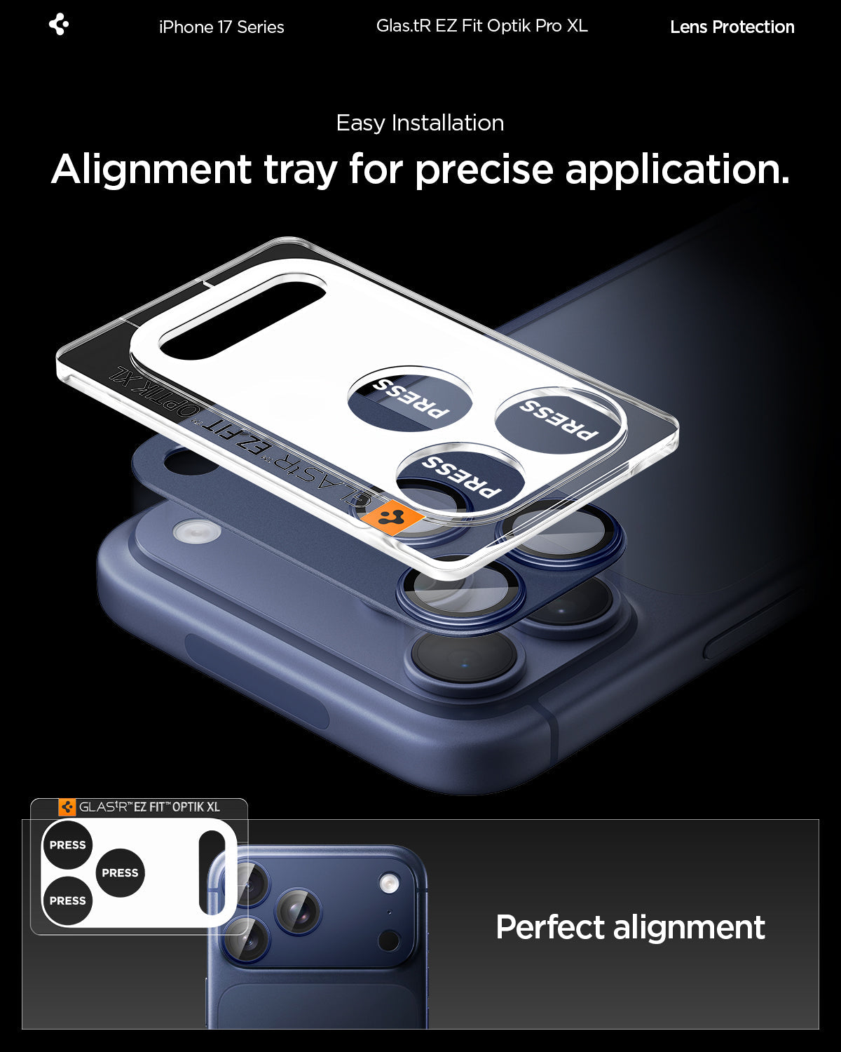 iPhone 17 Series - Optik Pro XL EZ Fit Lens Protector