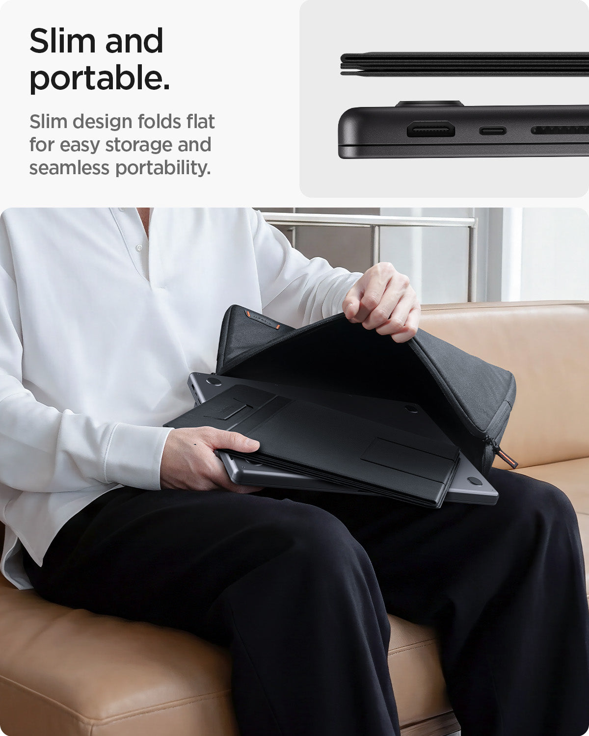 Slim Fold Laptop Stand | Non-Adhesive