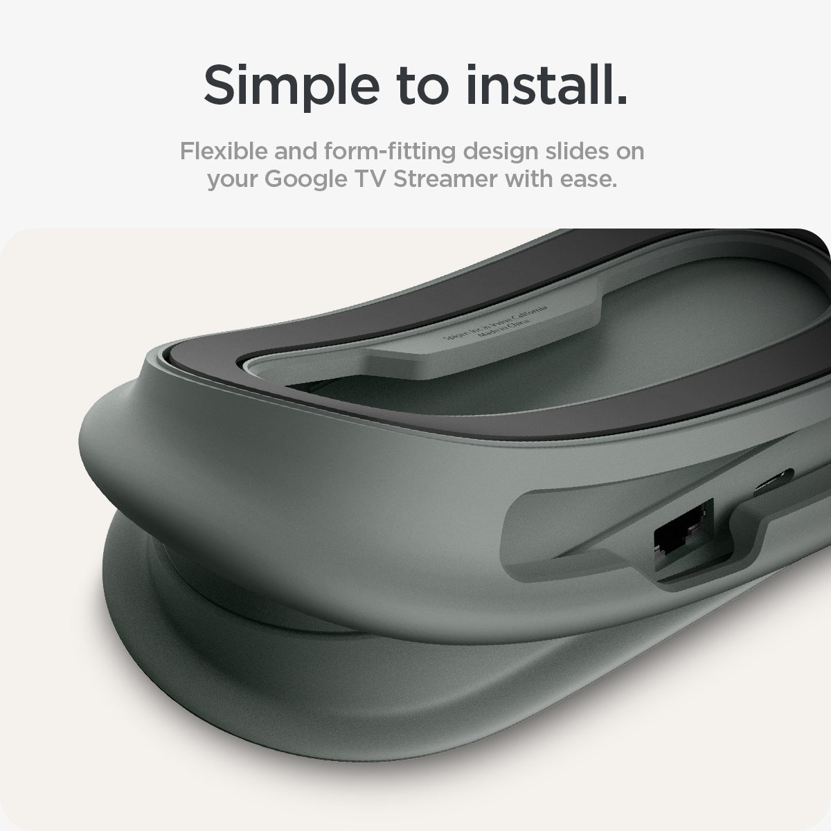 Google TV Streamer Mount (4K) Silicone Fit