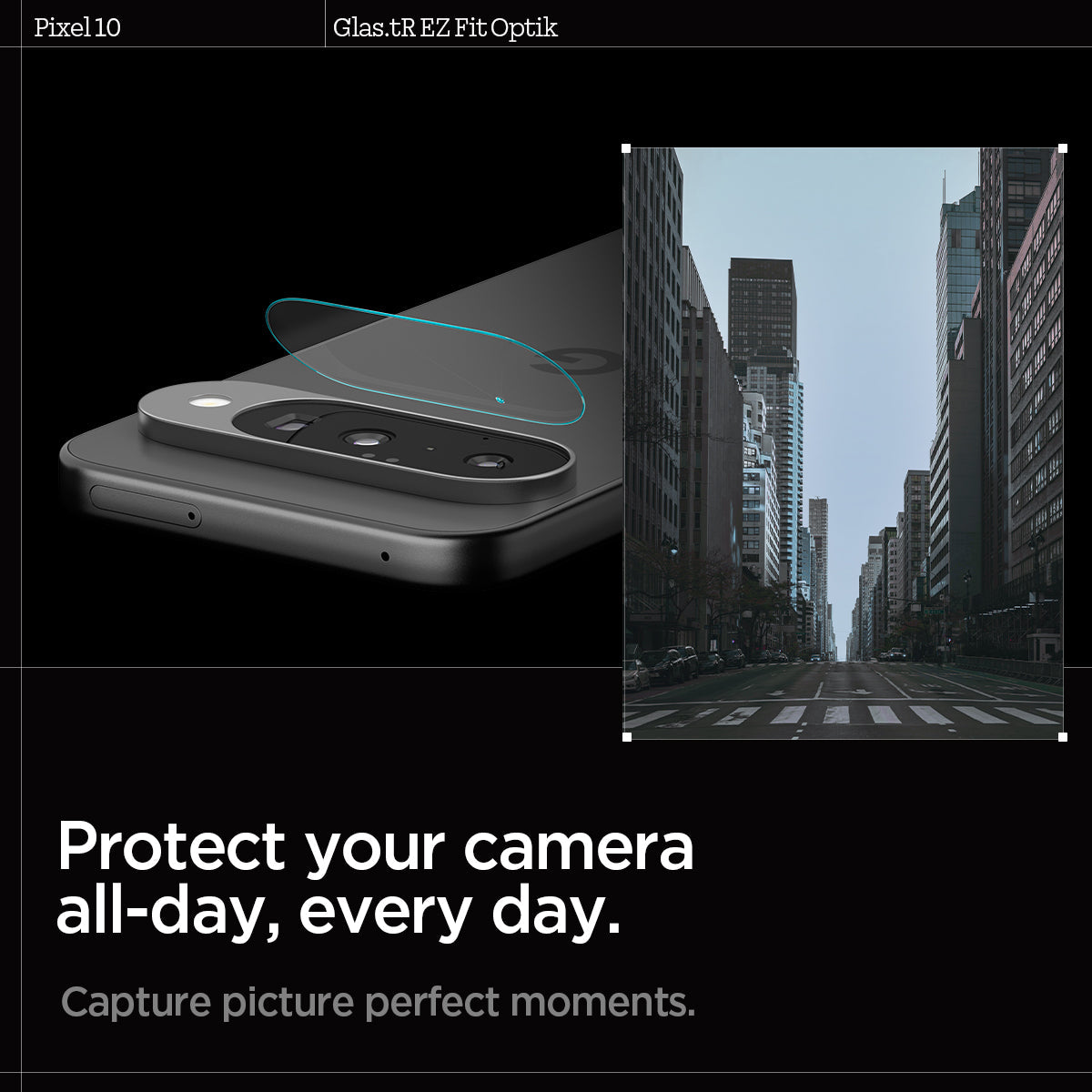 Pixel 10 Series - Optik EZ Fit Lens Protector