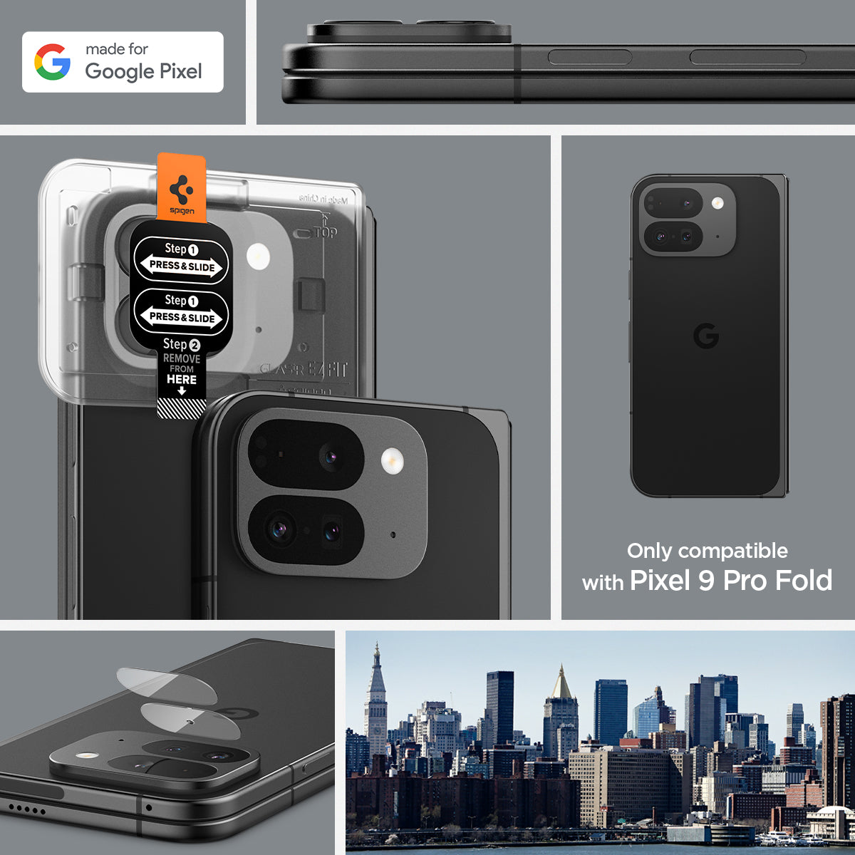 Pixel Fold Series - Optik EZ Fit Lens Protector