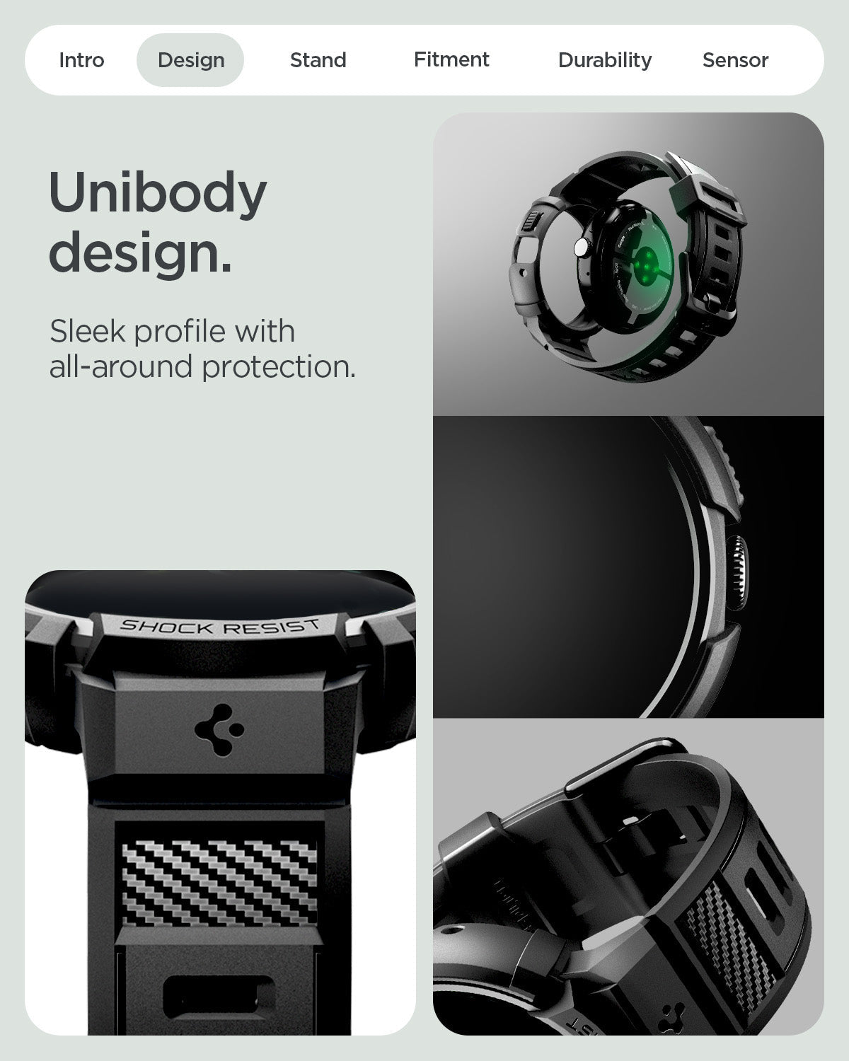 Pixel Watch 4 Series - Rugged Armor Pro + Stand