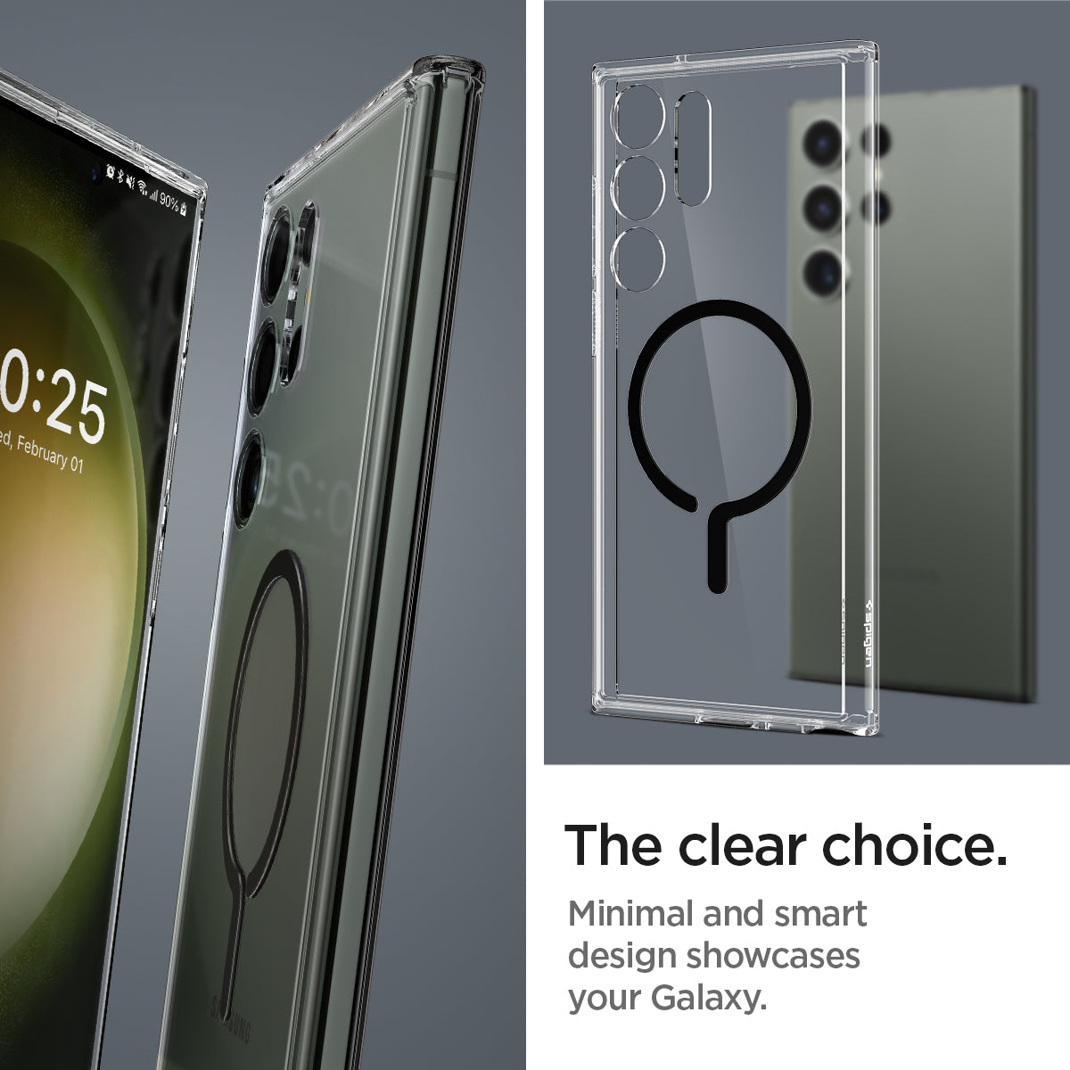 Galaxy S23 Series - Ultra Hybrid Metal Ring (Mag Fit)