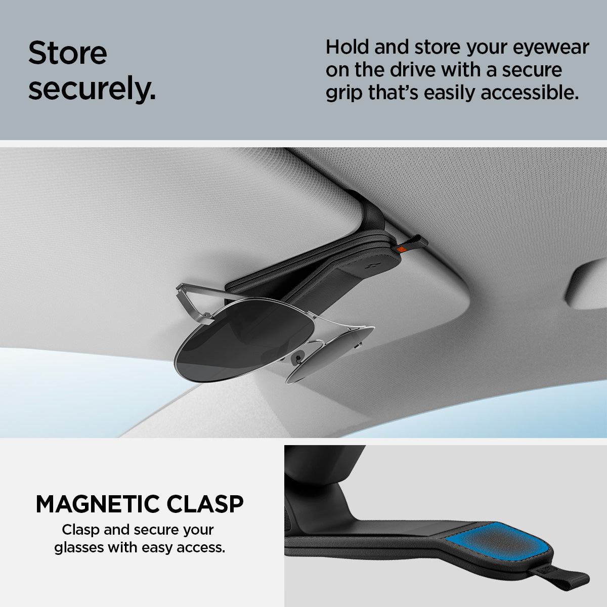 Visor Leather Sunglass Holder | SH101