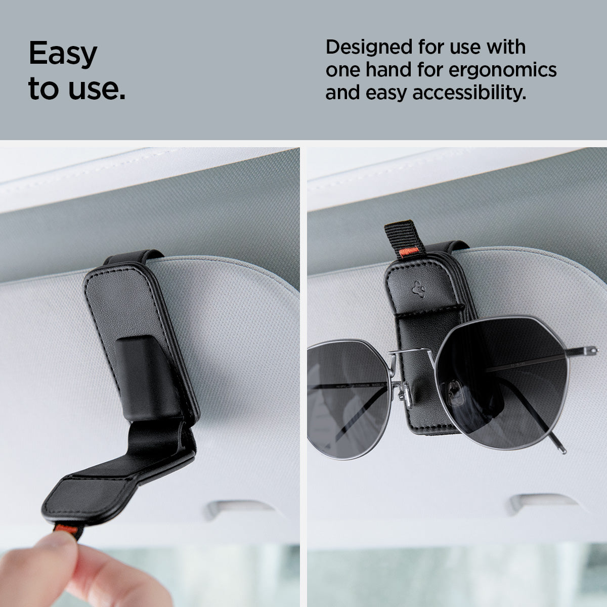 Visor Leather Sunglass Holder | SH101