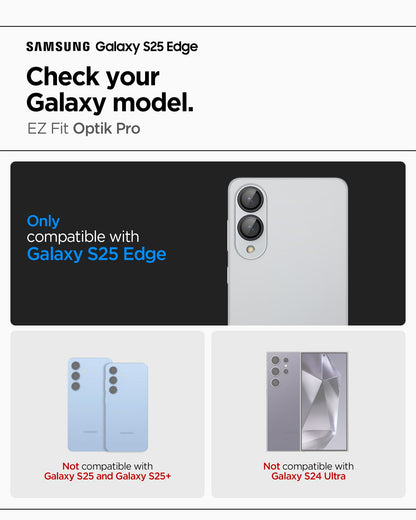 Galaxy S25 Edge - Optik EZ Fit Lens Pro Protector