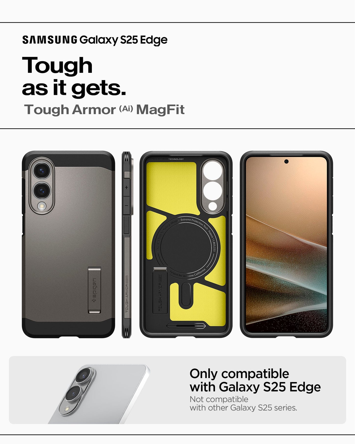 Galaxy S25 Edge - Tough Armor AI (Mag Fit)