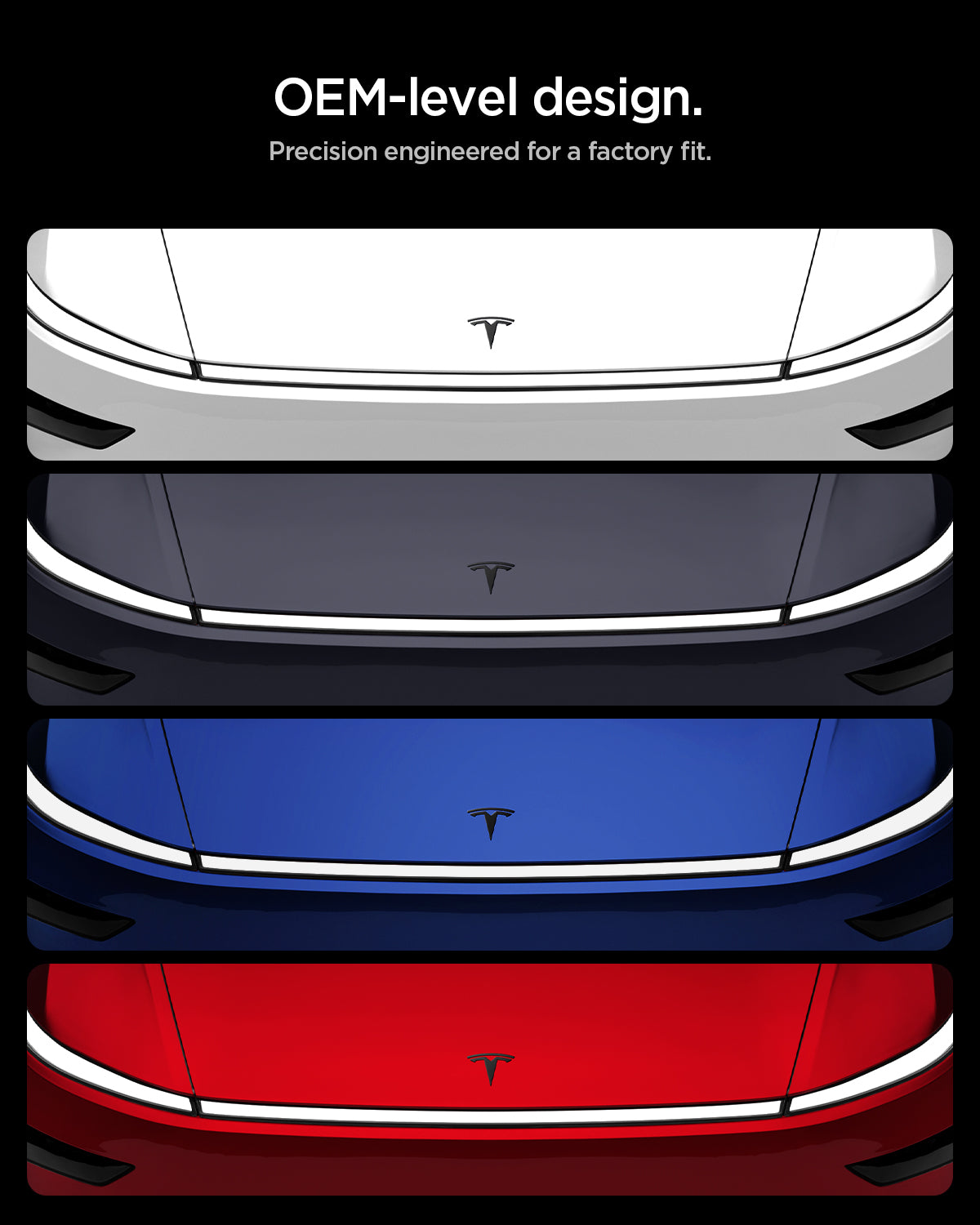 Tesla Series - Front Emblem Logo
