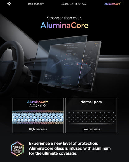 Tesla Series - Screen Protector GLAS.tR EZ Fit | Anti-Glare 16 inch