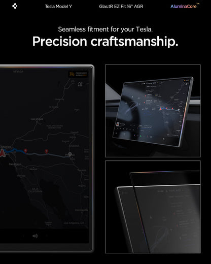 Tesla Series - Screen Protector GLAS.tR EZ Fit | Anti-Glare 16 inch