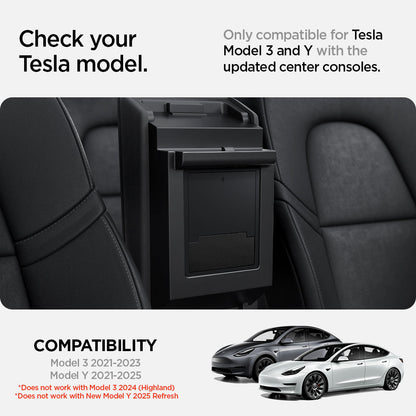 Tesla Series - Center Console Hidden Storage Box | TO221