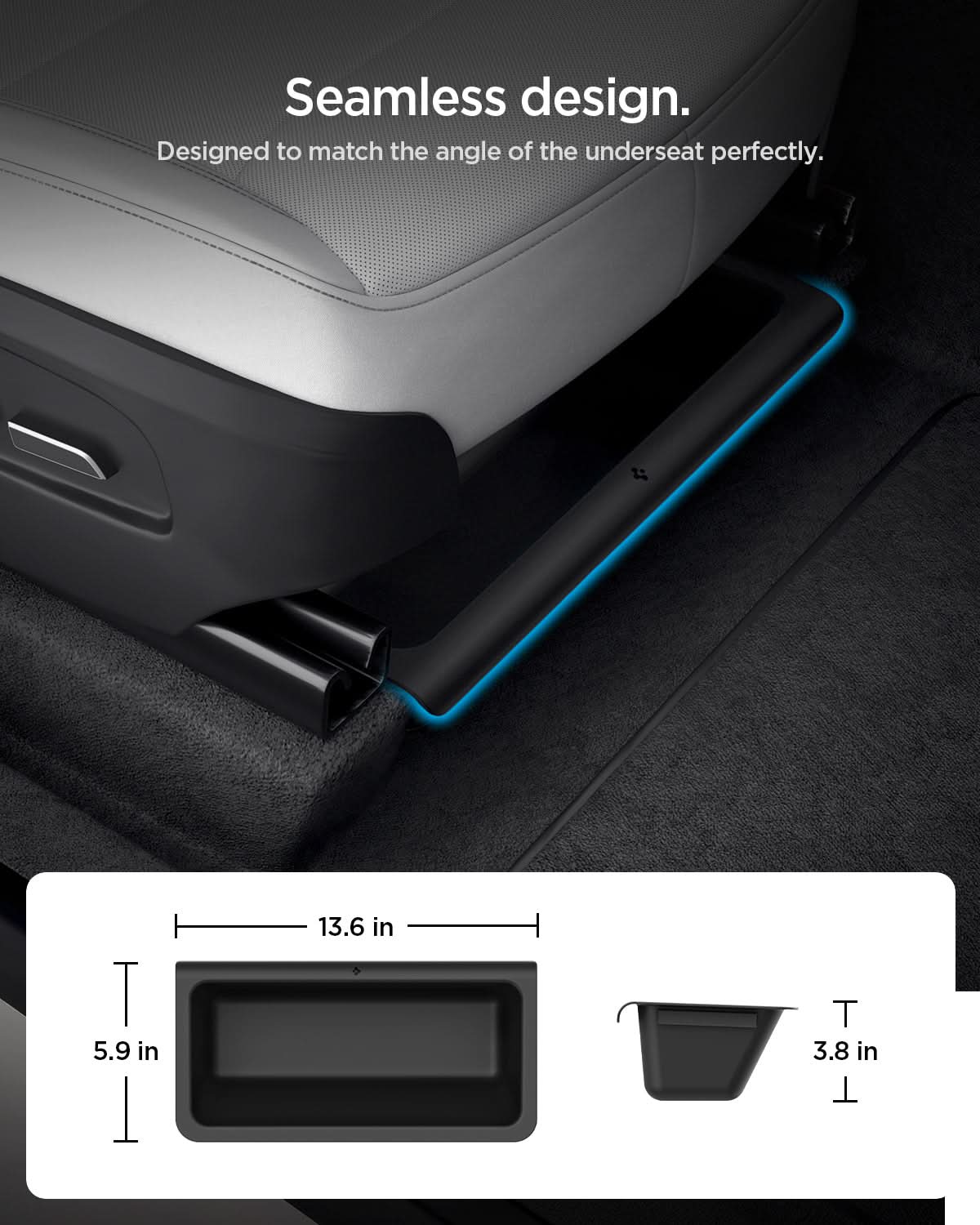 Tesla Series - Underseat Organizer Box | 1 Pack